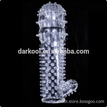 L010/Pleasure Adult Products for men crystal penis sleeve cock ring sex toy for man